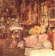 Childe Hassam The Room of Flowers oil painting artist